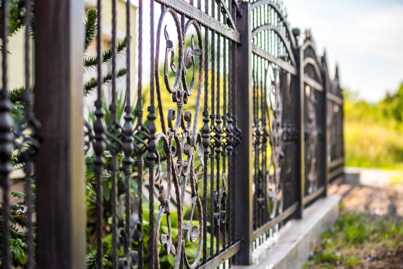 Elegant Wrought Iron Fence